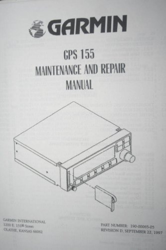 Garmin GPS155 GPS-155 Navigator Maintenance/Repair manual