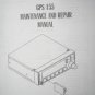 Garmin GPS155 GPS-155 Navigator Maintenance/Repair manual