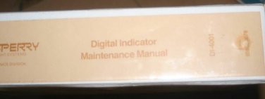 Sperry DI-4001 Digital indicator Maintenance manual Honeywell IB8029078