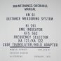 Allied Bendix King KN-61 DME KI261/KFS562/KA121 Maintenance/overhaul manual KN61