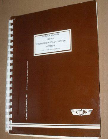 Howell H2946-1 Voltmeter/Cycle Counter Monitor Service manual