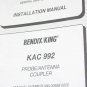 Allied Bendix King KAC992 HF/SSB ANT. Coupler Install/maint/Overhaul manual
