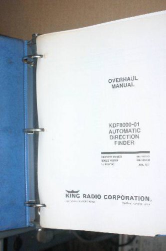 Allied Bendix King KDF-8000-01 ADF operating/Overhaul manual KDF8000-01