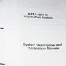 Sperry Data Nav III DNC-1002/DNCP-1001/2/3 Install manual Honeywell IB8023133