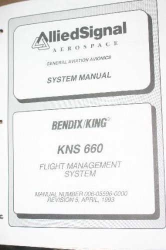 Bendix King KNS660 Flight Management System Install/operating manual KNS-660