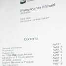 Bendix King MLS-20A Microwave Landing System Maintenance manual IB2020A