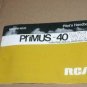 Weather Radar Pilot's manual Spex Honeywell ib8029051