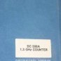 Tektronix DC-508A 1.3GHz Counter Instruction manual DC508a