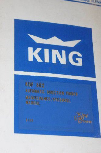 Bendix King KDF-805 ADF Installation/Maintenance/overhaul Manual KDF805