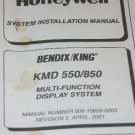 Honeywell Bendix King KMD-550/850 Multi-function Display Install Manual KMD550