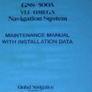 Global Navigation GNS-500a ser 1 VLF/Omega NAV system Maintenance manual