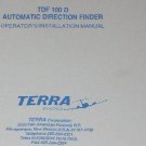 Terra TDF-100D ADF operation/installation manual TDF100D