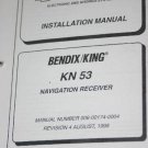 Bendix King KN53 KN-53 NAV Receiver Installation/Maintneance/Overhaul Manual