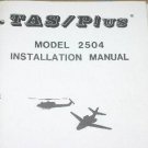 B&D Instruments TAS/PLUS 2504 Installation Manual