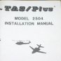 B&D Instruments TAS/PLUS 2504 Installation Manual