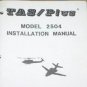 B&D Instruments TAS/PLUS 2504 Installation Manual