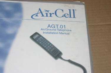 Aircell handset installation AGT.01 Air/ground Phone Manual Allied
