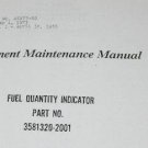 Allied Bendix Fuel quantity Indicator 3581320-2001 Component Manual