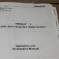 AlliedSignal Honeywell Primus SRZ-85X Radio system Installation Operation Manual