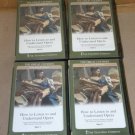 How to Listen and Understand Opera Parts 1-4 CD Sets with Expalanitory Notes