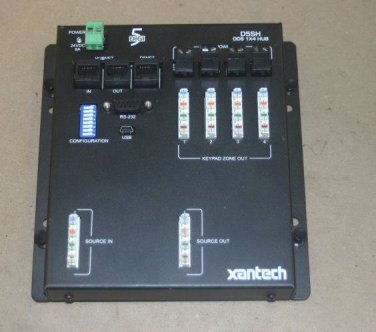 Xantech D5SH4 Xantech, 4 Source, DDS 1x4 Zone Hub