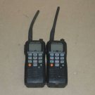 Lot (2) STANDARD HORIZON FLOATING HX750S MARINE VHF RADIO- WATERPROOF+ Light