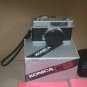 KONICA C35 38mm Film CAMERA Hexanon F2.8 35MM w/original Box & manuals !