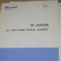 Marconi TF 2005R AF two-tone signal source Operating Guide Manual TF2005R