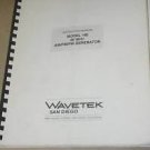 Wavetek 148 20MHz AM/FM/PM Generator Instruction Operating Manual