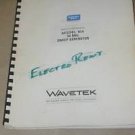 Wavetek 164 30MHz Sweep Generator Instruction Operating Manual