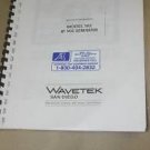 Wavetek HF VCG 142 Generator Install/Operation Manual