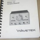 Wavetek 132 VCG Noise Generator Operating Maintenance Instruction Manual
