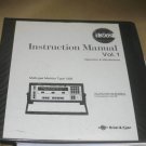 Bruel Kjaer 1302 Multi-Gas Monitor Operating Users Guide Instruction Manual
