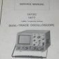 BK precision Dynascan 1472C/1477 Oscilloscope Service Schematic parts Manual