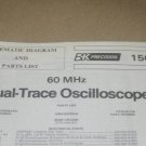 BK Percision 1564 60MHz Oscilloscope Schematic Parts list Manual