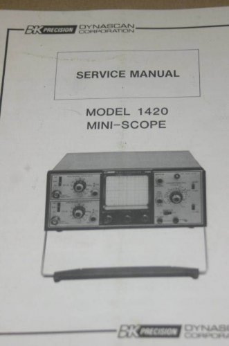 BK Percision 1420 Mini-scope Oscilloscope Maintenance Service Manual