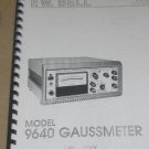 FW F.w Bell 9640 Gaussmeter 9600  Instruction Operating Guide Users Manual