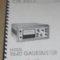 FW F.w Bell 9640 Gaussmeter 9600 Instruction Operating Guide Users Manual