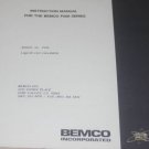 Bemco P200 Liquid CO2 Chamber Instruction Operating Guide Maintenance Manual