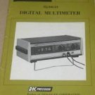 BK precision 283 Digital Multimeter Instruction Operating Guide Manual