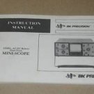 BK Percision 1420 Mini-scope Oscilloscope Instructions Guide User Manual