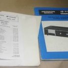 BK Percision 1650 Tri-out power supply Instruction Operating Guide User Manual
