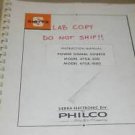 Sierra Philco 470A-500/1000 Power signal Source Instruction Technical Manual