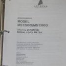 Wavetek Acterna MS1200D/MS1300D Digital Scanning Signal Level meter Manual
