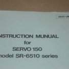 Western Graphtec Servo 150 SR-6510 series Operating Users Guide Technical Manual