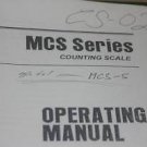 Transcell MCS Series Counting scale Operating Users Guide Technical Manual
