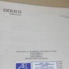 Gould 210-110001 120003-1 Preamplifier Operating Manual