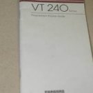 Dec Digital VT-240 Pocket programmmer Operator's Users Guide Technical Manual