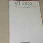 Dec Digital VT-240 Pocket programmmer Operator's Users Guide Technical Manual
