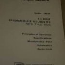 Data precision 3400R 4.5 Digit Programmable Multimeter RMS Instruction Manual